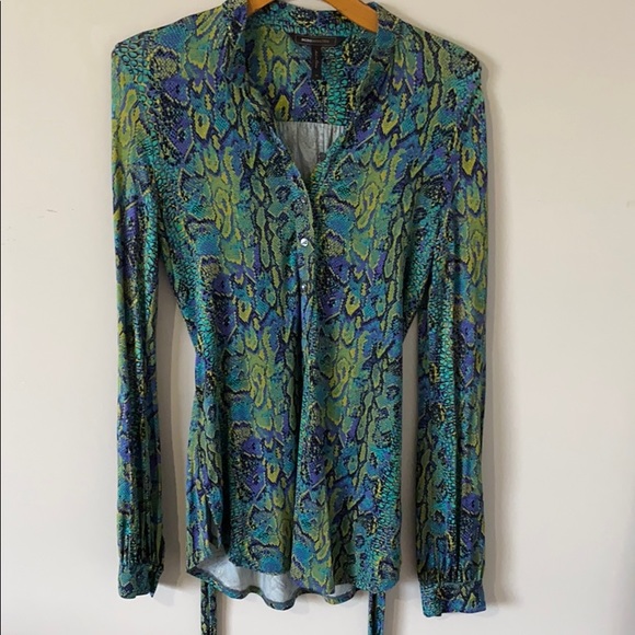 BCBG snake print blouse - Picture 2 of 5
